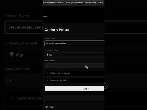 Deploy/Host react app on Vercel #vercel #react #hosting #coding